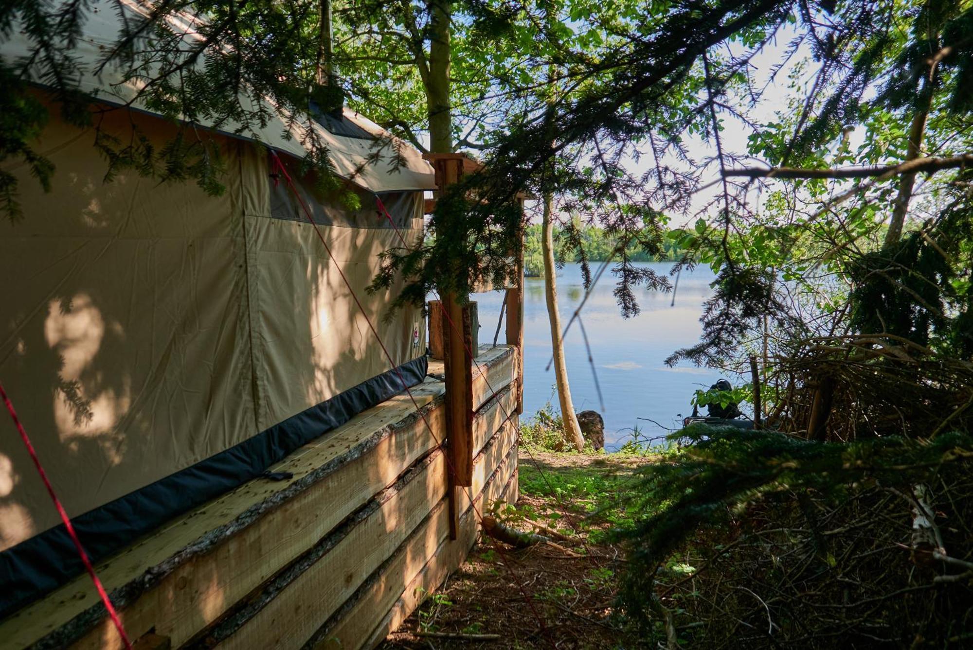 Naturlig Pa Korsgarden Glamping Nysted Extérieur photo